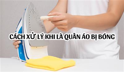Cách xử lý khi là quần áo bị bóng theo từng chất liệu vải