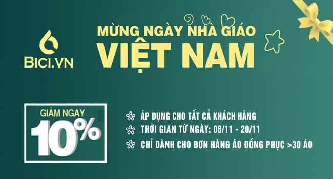 CHƯƠNG TRÌNH KHUYẾN MÃI MỪNG NGÀY NHÀ GIÁO VIỆT NAM 20/11