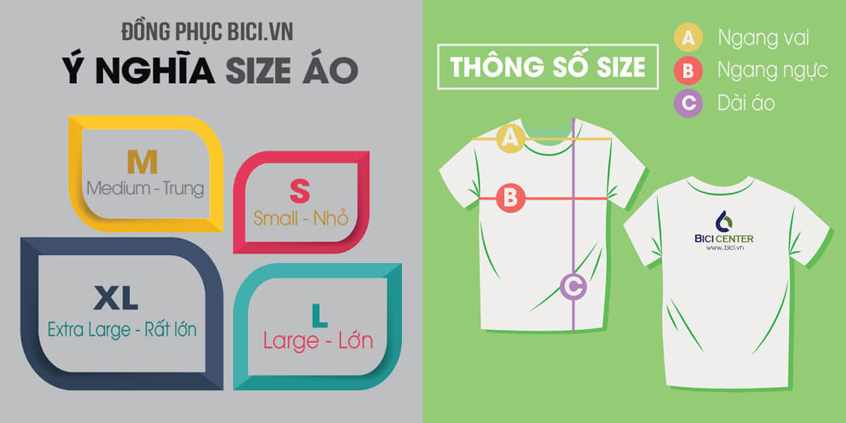 thông số size áo thun