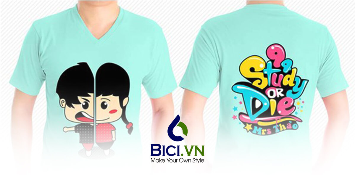 áo lớp cổ tim