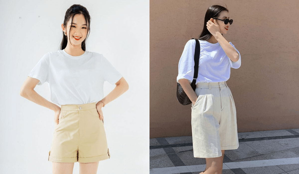 13 cách phối đồ siêu chất với áo thun trắng nữ 13 cách phối đồ siêu chất với áo thun trắng nữ