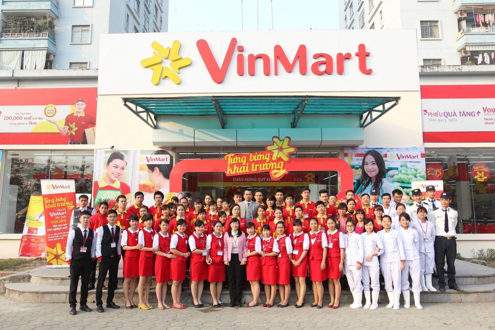 đồng phục siêu thị vinmart