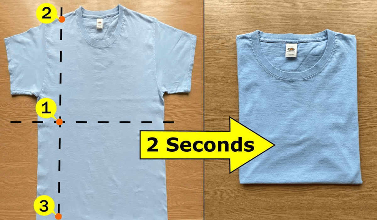 Top 6 cách gấp áo thun đúng chuẩn nhanh như chớp Top 6 cách gấp áo thun đúng chuẩn nhanh như chớp
