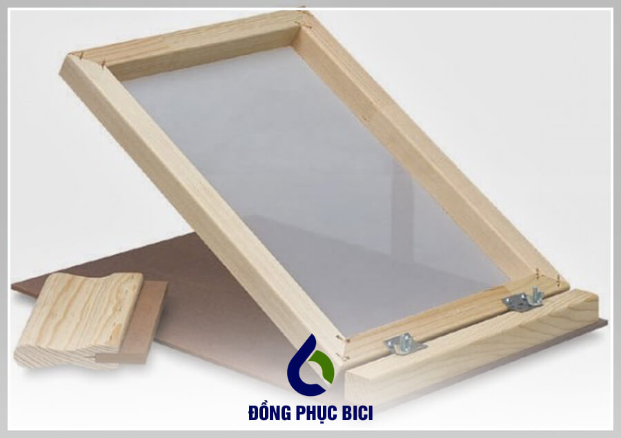Khung in lụa gỗ Khung in lụa gỗ
