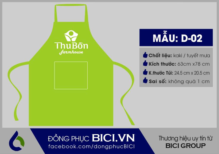 Mẫu tạp dề đẹp 2 Mẫu tạp dề đẹp 2