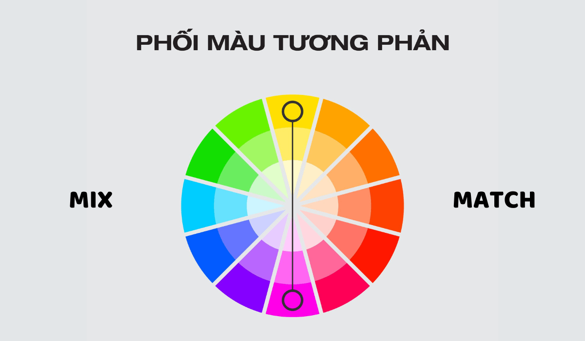 Bí quyết nắm vững 6 nguyên tắc phối màu mix and match Bí quyết nắm vững 6 nguyên tắc phối màu mix and match