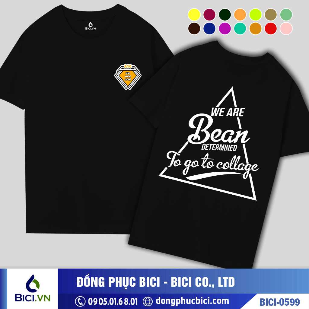 BICI-0599 - Áo Lớp We Are Bean Cực Ấn Tượng