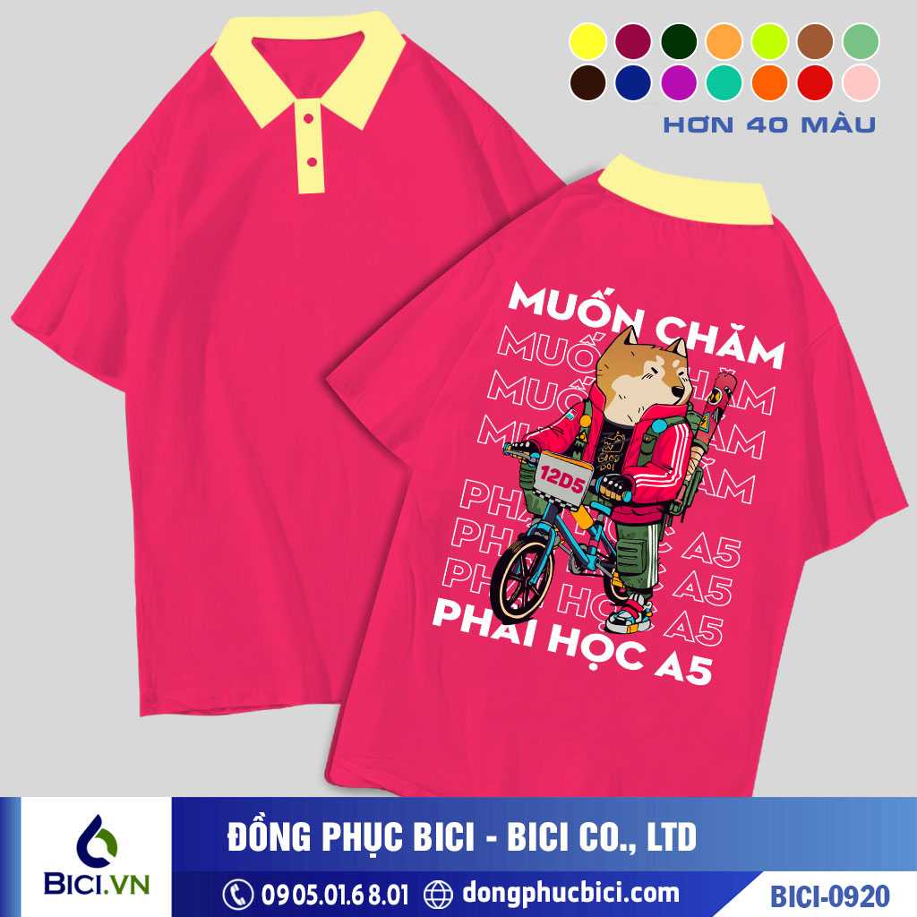 BICI-0920 - Áo Lớp Muốn Chăm Phải Học Cực Xinh