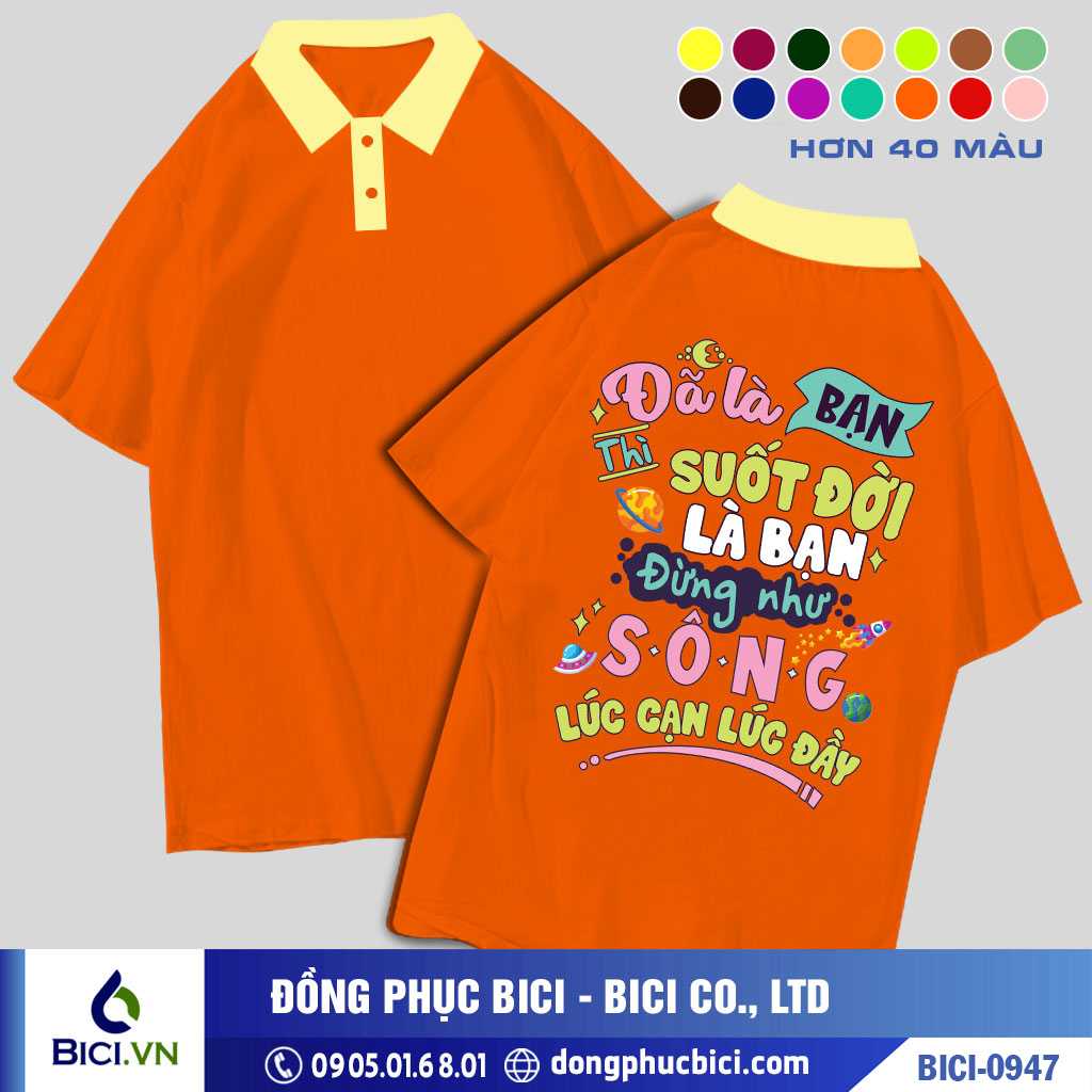 BICI-0947 - Áo Lớp Suốt Đời Là Bạn Cực Ấn Tượng