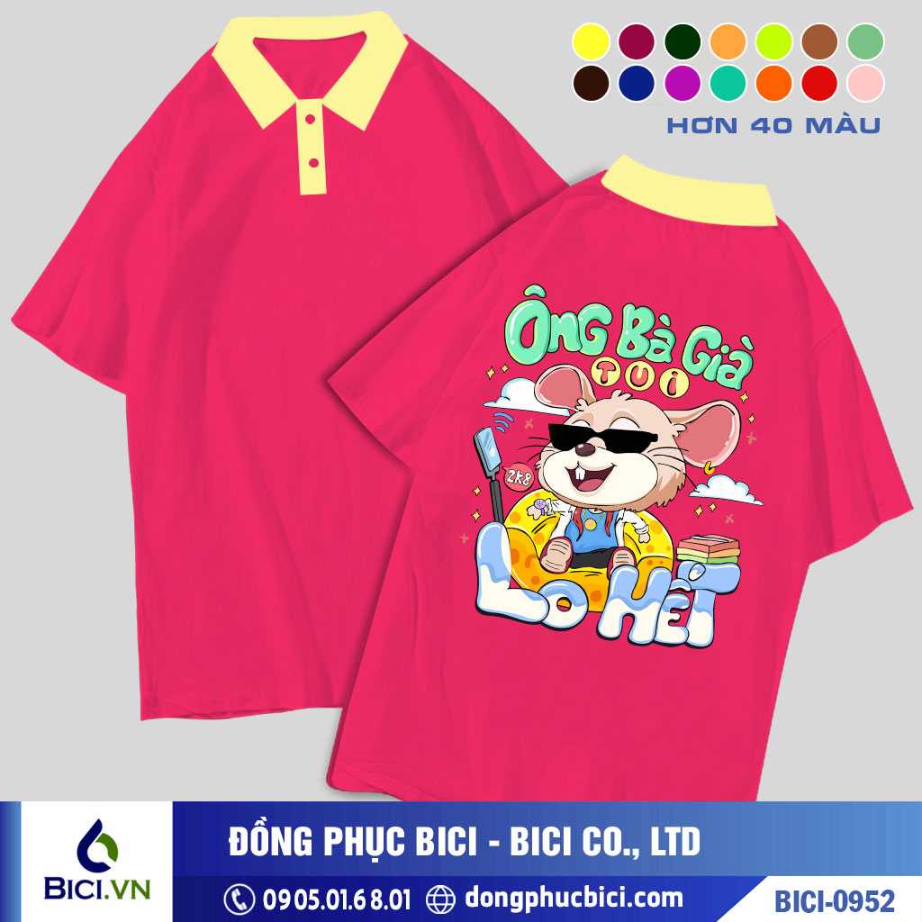 BICI-0952 - Áo Lớp Ông Bà Già Lo Hết Cực Chất