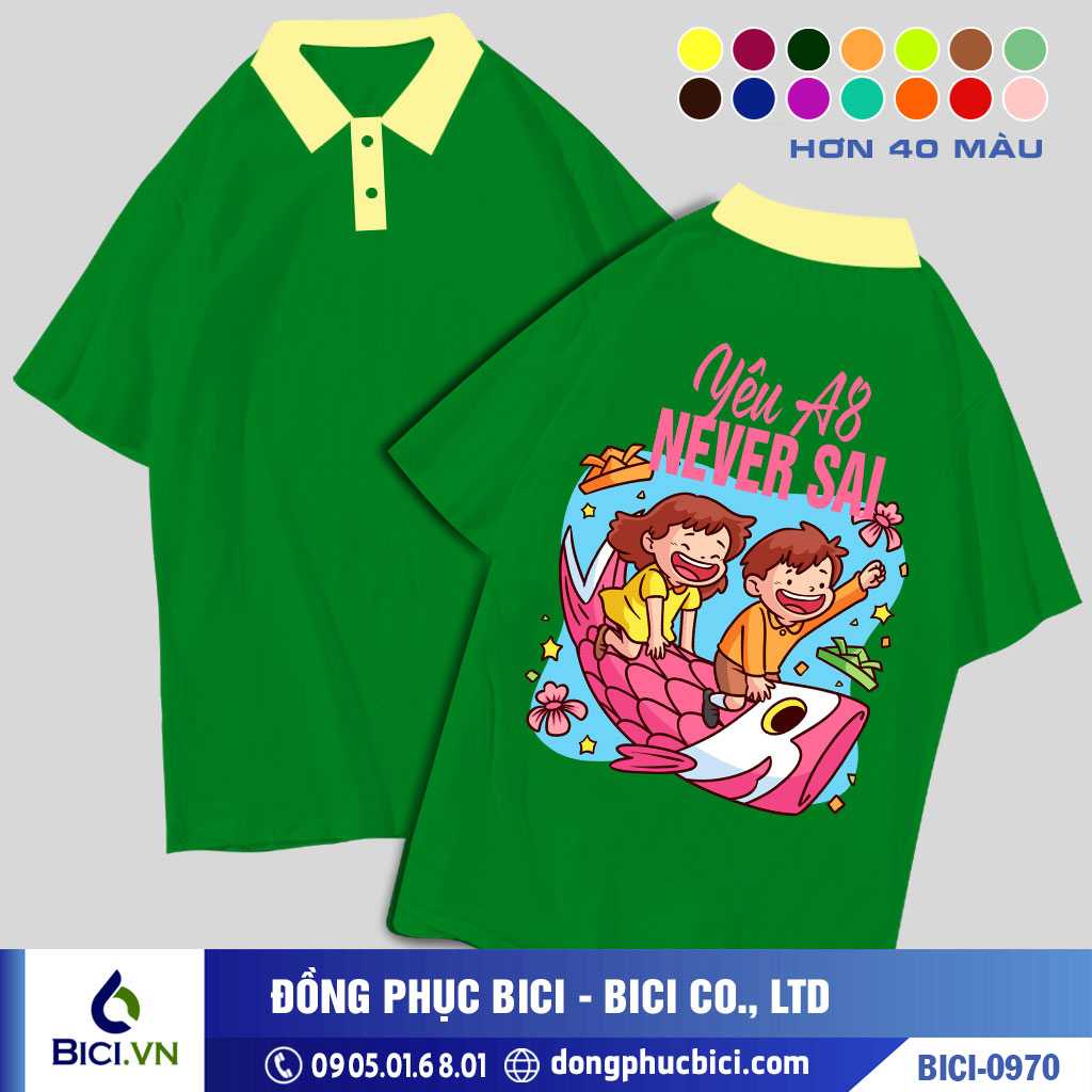 BICI-0970 - Áo Lớp Yêu Never Sai Cực Trend