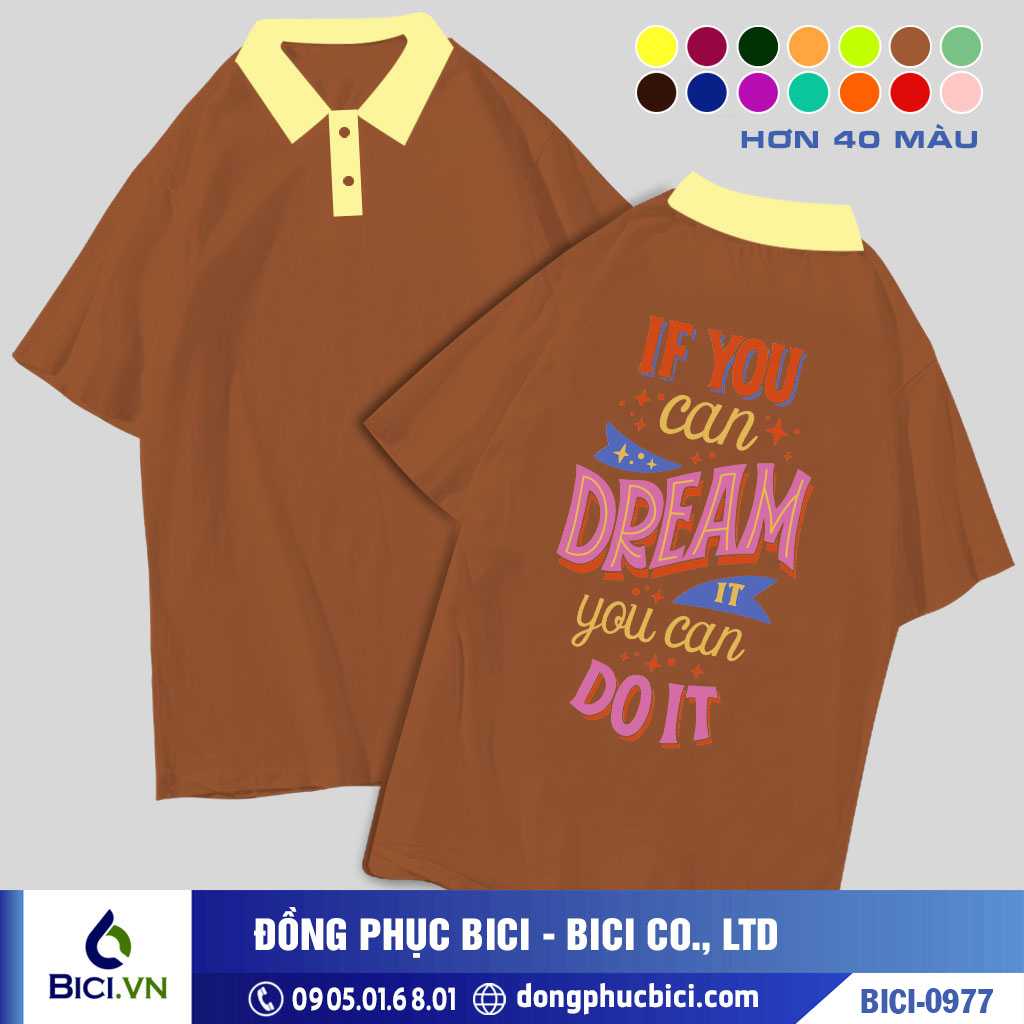 BICI-0977 - Áo Lớp You Can Do It Cực Ấn Tượng