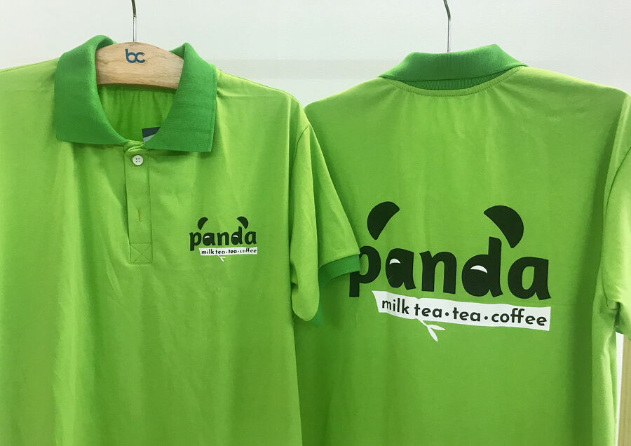 Áo Đồng Phục Coffee Panda Đặt Tại Công Ty BiCi Đà Nẵng