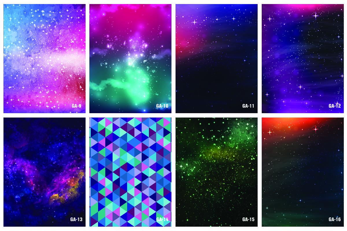 Bảng Màu Áo Thun 3D | Loang Màu Ombre | Abstract | Galaxy