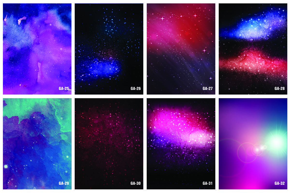 Bảng Màu Áo Thun 3D | Loang Màu Ombre | Abstract | Galaxy
