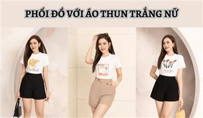 TOP 13 cách phối đồ với áo thun trắng nữ đẹp - độc - lạ