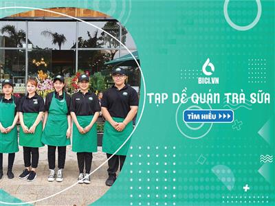 Tạp Dề Quán Trà Sữa - BST 99+ Mẫu Tạp Dề Quán Trà Sữa Đẹp Tại BiCi