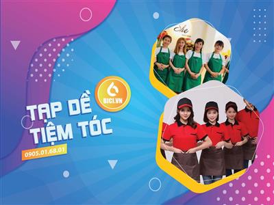 Tạp Dề Cắt Tóc | In Đồng Phục Tạp Dề Cắt Tóc Theo Yêu Cầu Tại BiCi